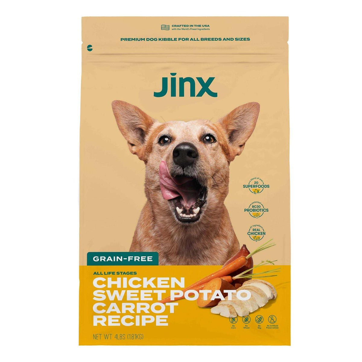 Chicken Sweet Potato & Carrot Dry Dog Food J634446