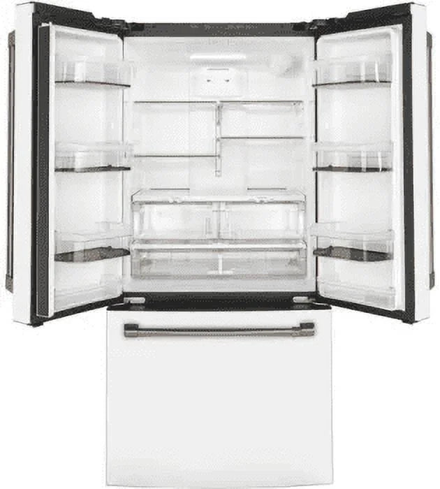33 Wide 18.6 Cu. Ft. Counter Depth French Door Refrigerator Matte White S219