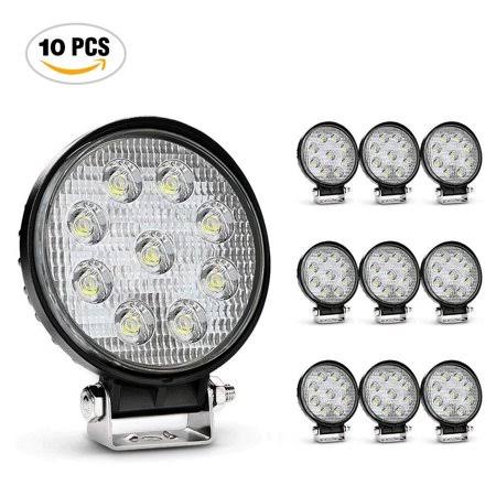 10 Pack 4 Inch 27W Round LED Work Light H37929