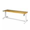 White Adjustable Height Worktable F94320