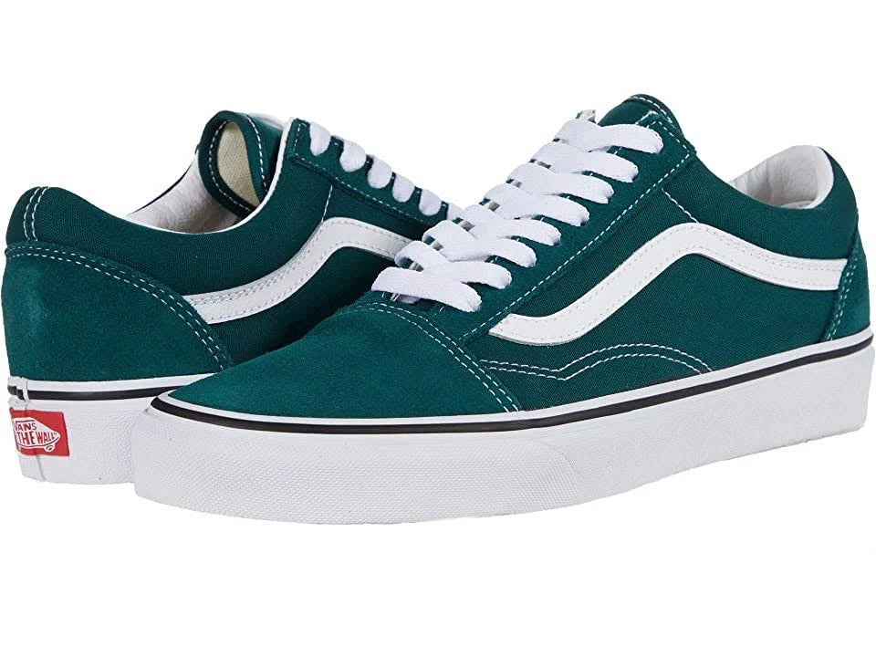 Bistro Green True White Old Skool Shoes B36714