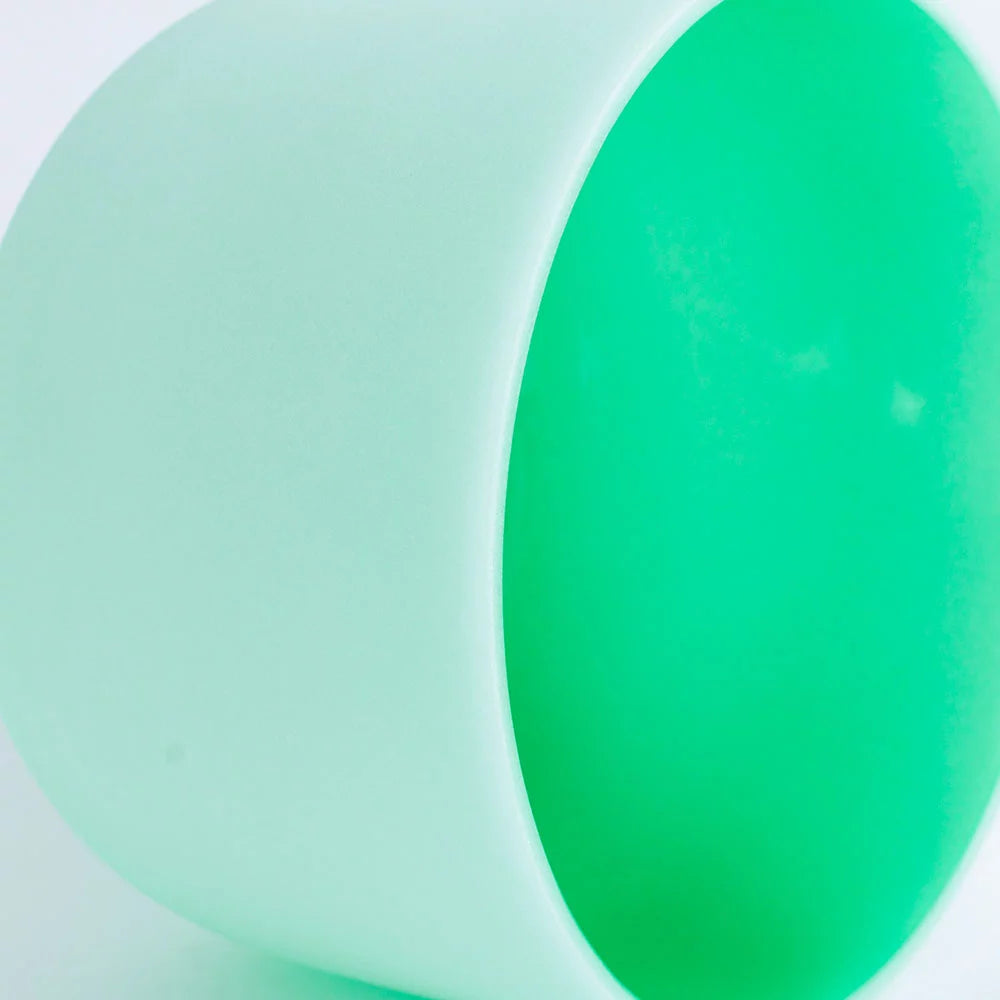 Green 8 inch Quartz Crystal Singing Bowl H79892