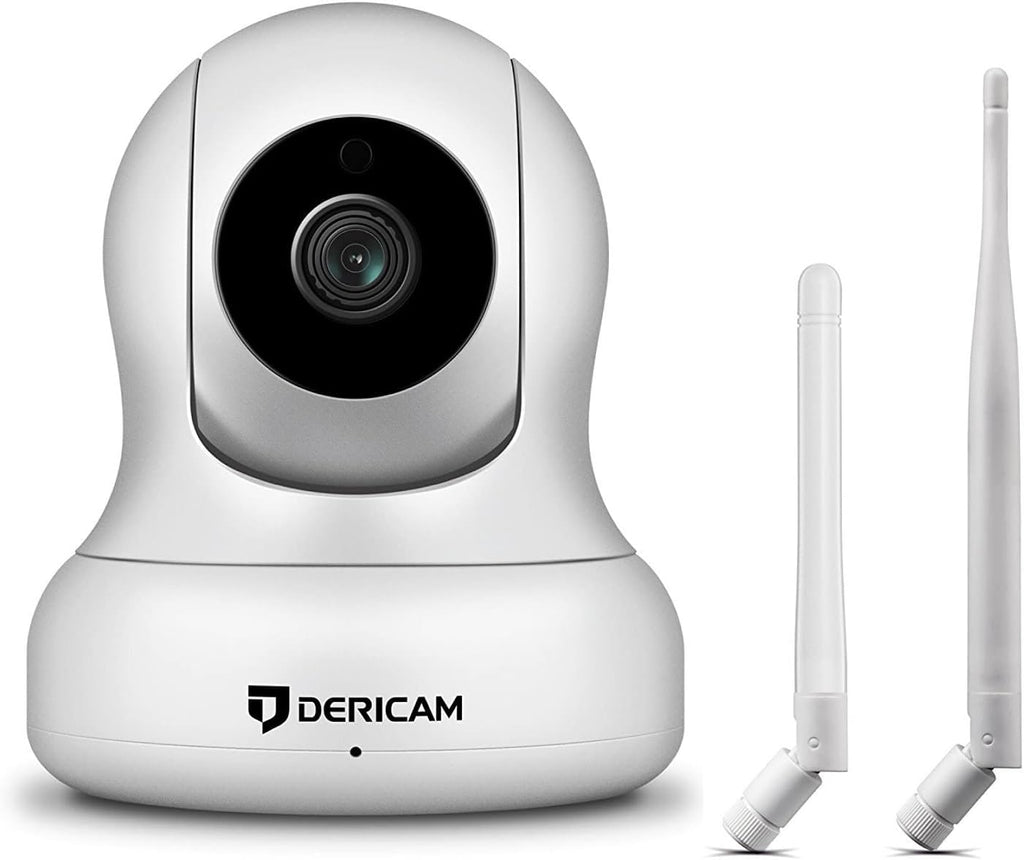 White 1080P Full HD Home Security Camera Pan/Tilt Night Vision Pack of 2 Y233