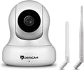 White 1080P Full HD Home Security Camera Pan/Tilt Night Vision Pack of 2 Y233