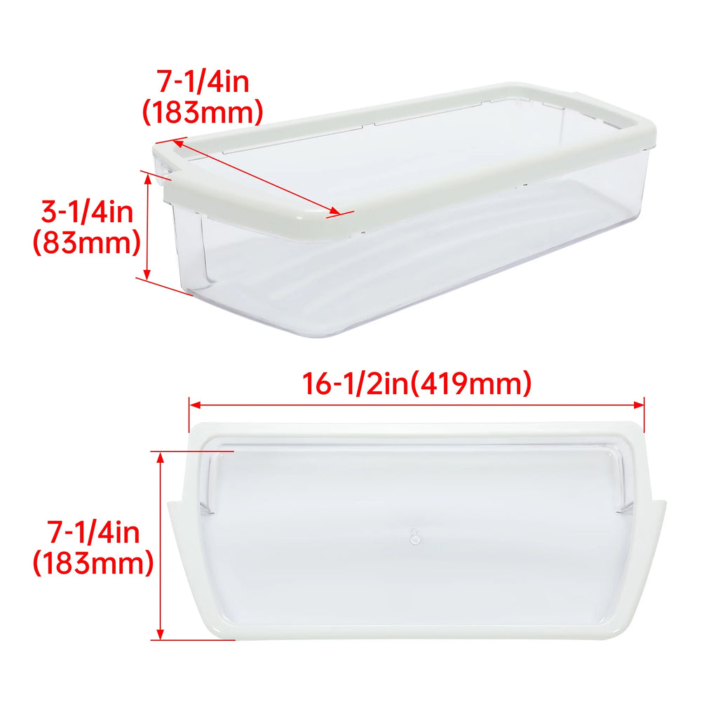 2pcs Refrigerator Door Bin Shelf A555405