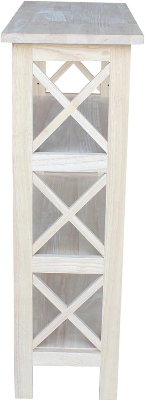 3-Tier X-Sided Bookcase E565